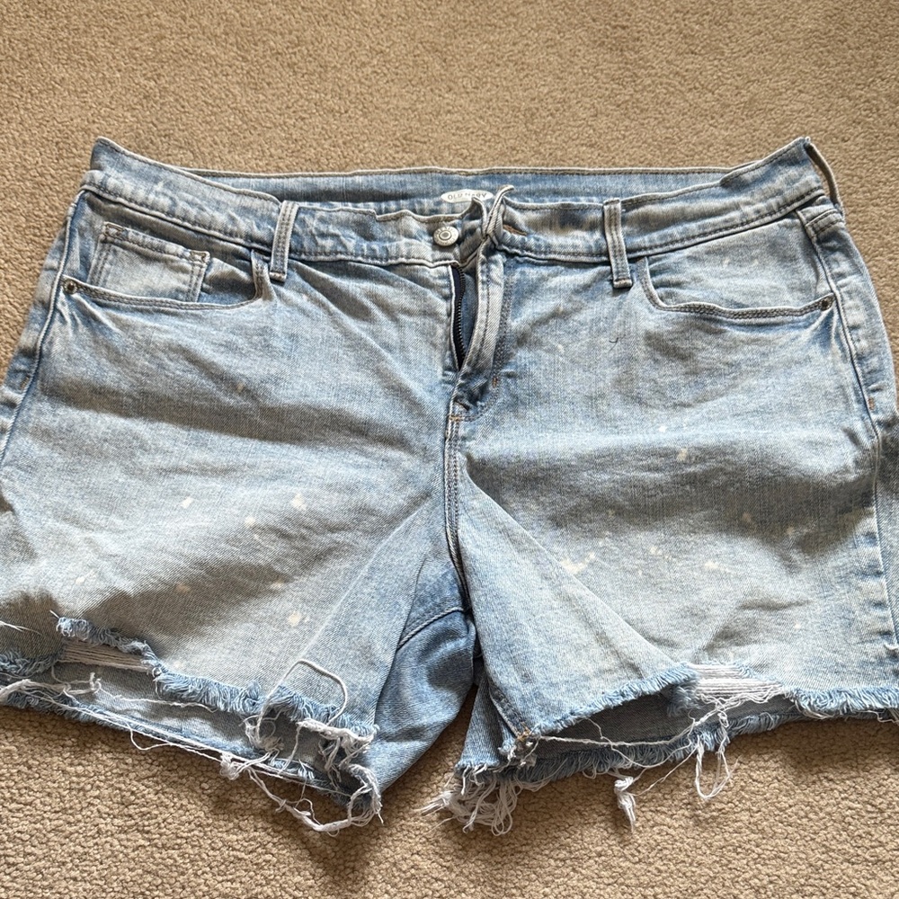 Old Navy Light Blue Jean Shorts for Women size 14